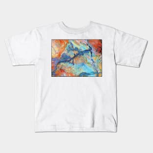 Landsat image of Bighorn Basin, USA (E500/0100) Kids T-Shirt